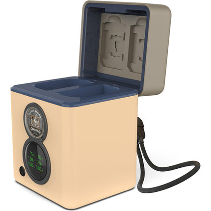 PATONA PROTECT Cargador Dual Retro con 2 Baterías LP-E6P 2600mAh USB-C