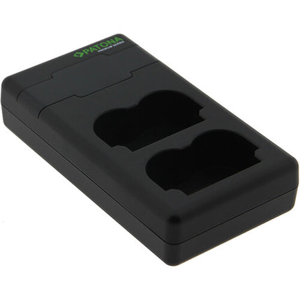 PATONA Premium Twin Cargador para Baterías NP-W235 con Pantalla LCD USB-C