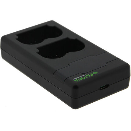 PATONA Premium Twin Cargador para Baterías NP-W235 con Pantalla LCD USB-C