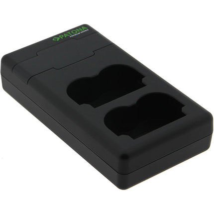 PATONA Premium Twin Cargador para Baterías NP-W235 con Pantalla LCD USB-C