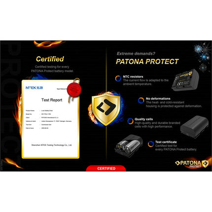 PATONA PROTECT NP-W235 Batería 2600mAh para cámaras Fujifilm con garantía 6 meses