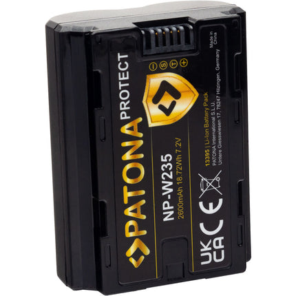 PATONA PROTECT NP-W235 Batería 2600mAh para cámaras Fujifilm con garantía 6 meses