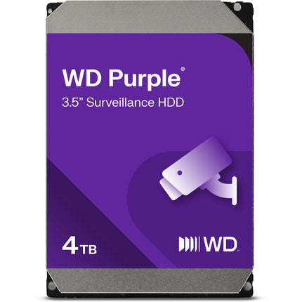 WD 4TB Purple HDD Interno Vigilancia 3.5" 5400 rpm SATA III 128MB Cache