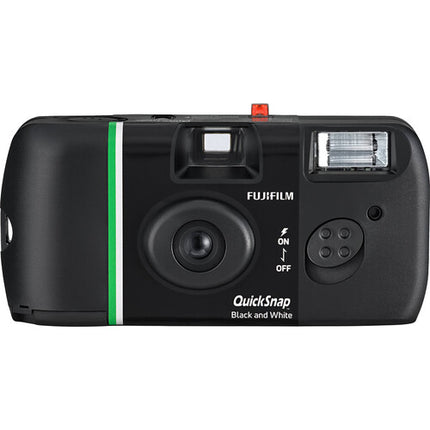 FUJIFILM QuickSnap Cámara Desechable Blanco y Negro 27 Exposiciones ISO 400 Flash Integrado