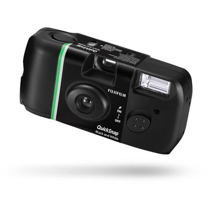 FUJIFILM QuickSnap Cámara Desechable Blanco y Negro 27 Exposiciones ISO 400 Flash Integrado