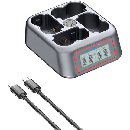 PATONA Platinum Cargador rápido 4 canales para baterías NP-W235 45W USB-C