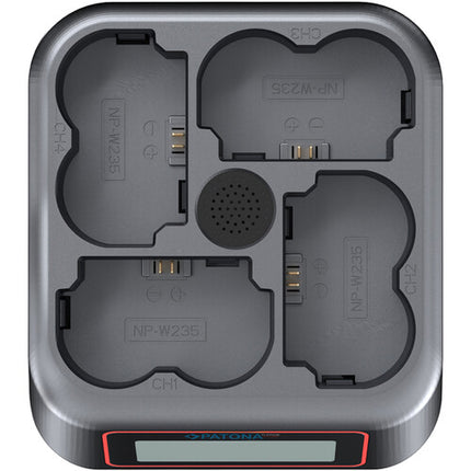 PATONA Platinum Cargador rápido 4 canales para baterías NP-W235 45W USB-C
