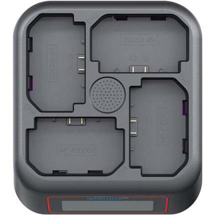 PATONA Platinum Cargador Rápido 4 Canales para Baterías NP-FZ100 45W USB-C
