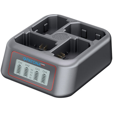 PATONA Platinum Cargador Rápido 4 Canales para Baterías NP-FZ100 45W USB-C