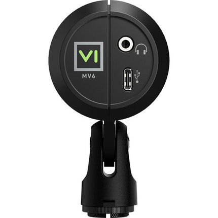 Shure MV6 Gen 2 Micrófono Cardioide USB-C para Gaming Negro con Soporte y Cable