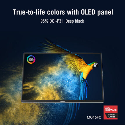 ASUS ZenScreen OLED MQ16FC Monitor portátil 16" OLED 1920x1200 60Hz