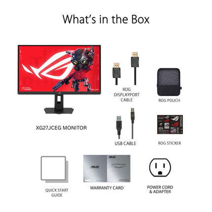 ASUS Republic of Gamers Strix XG27JCEG Monitor Gaming 27" 5K 80Hz QHD 320Hz Dual Mode HDR