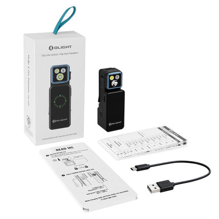 Olight Oclip 2 Pro Linterna Recargable Negra 530 Lúmenes USB-C