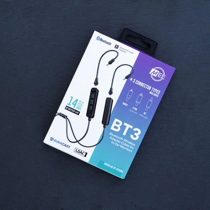 MEE audio BT3 Adaptador Bluetooth para Monitores In-Ear aptX LDAC 14h reproducción