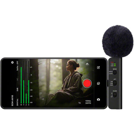 Sony ECM-AX10 Micrófono Condensador USB-C Audio Espacial 4 Cápsulas Omnidireccionales
