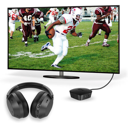 MEE audio Matrix Cinema Auriculares TV 3D con Transmisor y Cancelación ANC 35h batería
