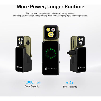 Olight Oclip 2 Ultra Premium Linterna Recargable 580 Lúmenes Verde Oliva
