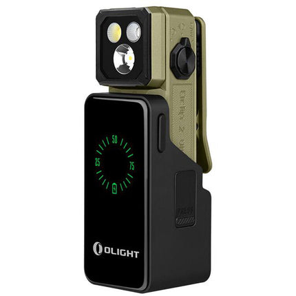 Olight Oclip 2 Ultra Premium Linterna Recargable 580 Lúmenes Verde Oliva