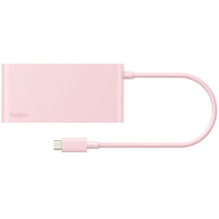 Belkin Connect Hub USB-C 5 Puertos 100W Power Delivery Rosa Blush