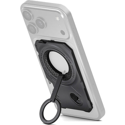 Tilta Khronos Backplate Magnético Multifuncional para iPhone 18 Pro Max Negro con Soporte Giratorio y Abridor