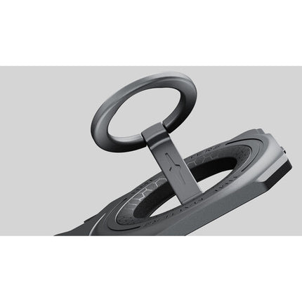 Tilta Khronos Backplate Magnético Multifuncional para iPhone 18 Pro Negro con Soporte Giratorio y Abridor