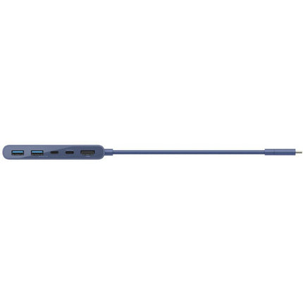 Belkin Connect Hub USB-C 5 Puertos 100W HDMI 4K 60Hz Indigo