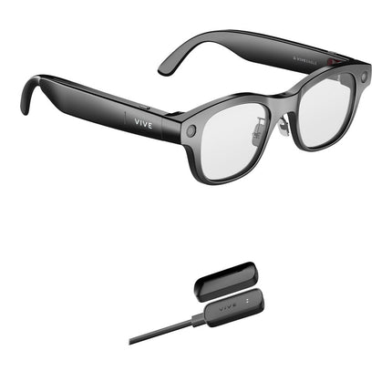 HTC VIVE Eagle Wayfarer Gafas AI con Lentes ZEISS UV400 y Power Boost Kit