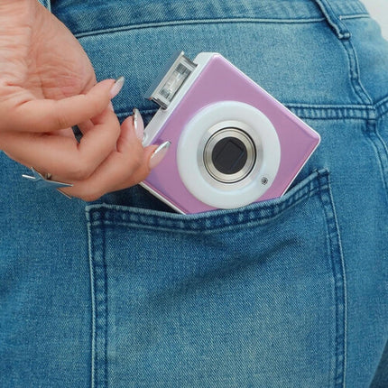 Dijie Shooter Cámara Compacta Mauve 16MP 4K 30FPS 64GB USB-C