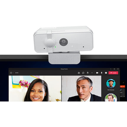 Lenovo 310 Webcam Full HD 1080p 85° Blanco con Micrófonos Estéreo