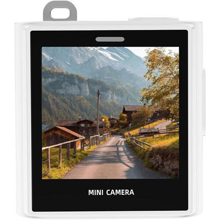 NM Distribution Mini Cámara Digital Blanca 16x Zoom 64MP 1.4" LCD USB-C