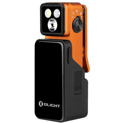 Olight Oclip 2 Pro Linterna Recargable 530 Lúmenes 1000mAh Dock USB-C Naranja