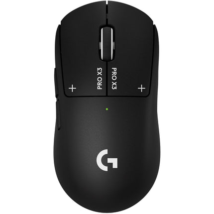 Logitech PRO X3 SUPERSTRIKE Ratón Inalámbrico Negro 48000 dpi 135h batería
