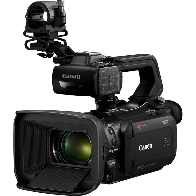 Canon XA70 UHD 4K30 Videocámara con Zoom Óptico 15x y Estabilizador 5 Ejes Recertificada