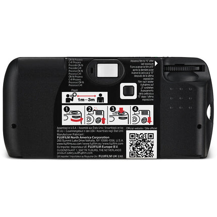FUJIFILM QuickSnap Cámara Desechable Blanco y Negro 27 Exposiciones 5 Pack