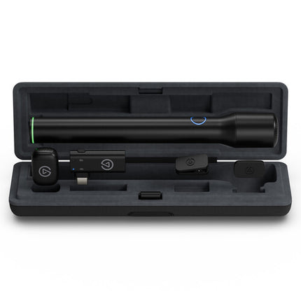 Elgato Wave Go Sistema Micrófono Inalámbrico 2.4 GHz Alcance 10 m Batería 8 h Estuche Carga
