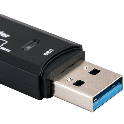 JJC USB 3.0 Lector de Tarjetas SD SDHC SDXC microSD 5 Gb/s LED