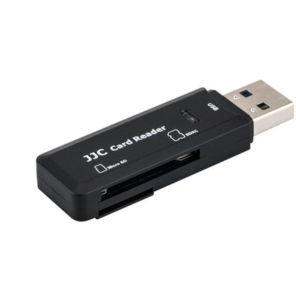 JJC USB 3.0 Lector de Tarjetas SD SDHC SDXC microSD 5 Gb/s LED