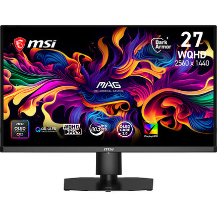 MSI MAG OLED 271QPX32 Monitor Gaming 26.5" QD-OLED 1440p 320Hz HDR