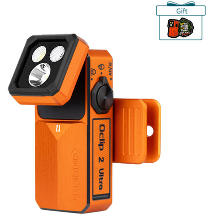 Olight Oclip 2 Ultra Linterna Recargable 580 Lúmenes Naranja IPX8
