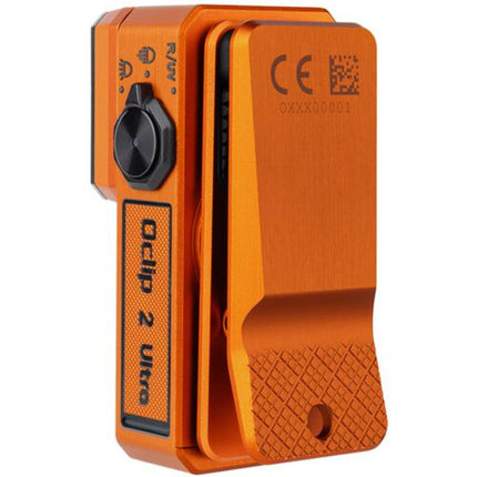 Olight Oclip 2 Ultra Linterna Recargable 580 Lúmenes Naranja IPX8