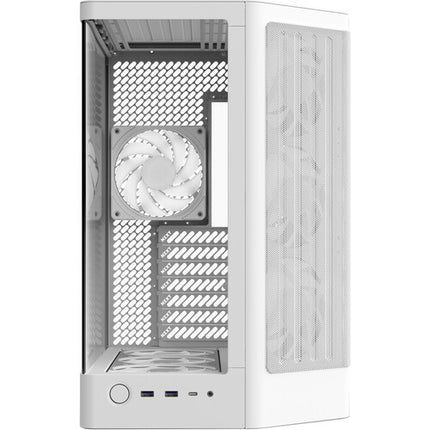 NZXT H6 RGB+ 2026 Caja Mid-Tower Blanca Soporte ATX Micro-ITX