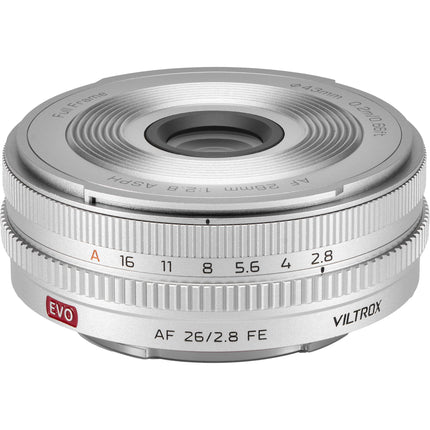 Viltrox AF 26mm f2.8 EVO Lente Gran Angular Sony E Plata 43mm