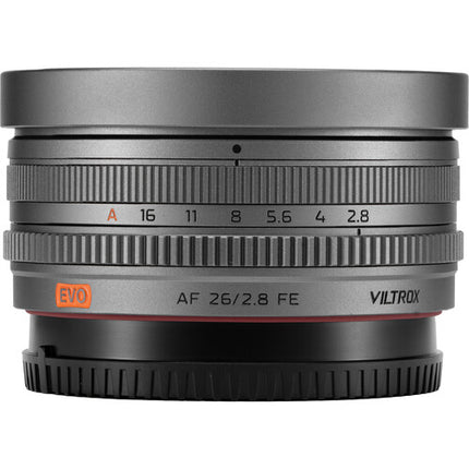 Viltrox AF 26mm f/2.8 EVO Lente Gran Angular Full Frame Sony E Gris