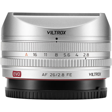 Viltrox AF 26mm f2.8 EVO Lente Gran Angular Sony E Plata 43mm