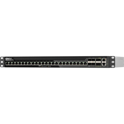 QNAP QSW-M7230P-2X4F24T Switch de Red Gestionado 30 Puertos 10G 25G 100G PoE++ Rackmount