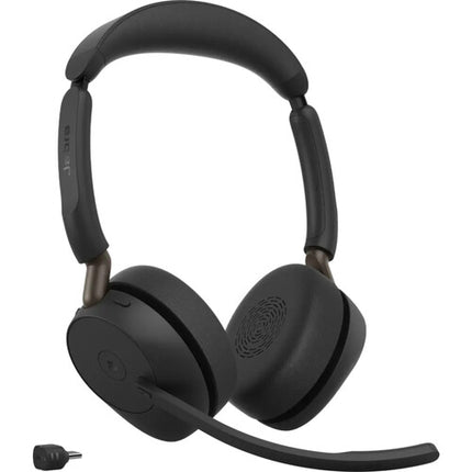 Jabra Evolve3 65 Auriculares Inalámbricos On-Ear Bluetooth USB-C con Base