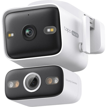 TP-Link Tapo C575D Cámara de Seguridad Exterior Dual UHD 4K con Visión Nocturna y Focos