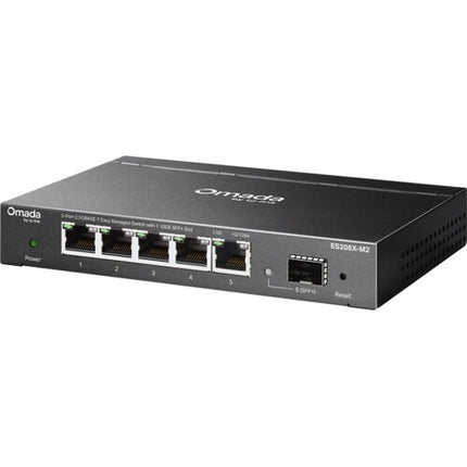 TP-Link Omada ES206X-M2 Switch de Red Gestionado 5 Puertos 2.5G 10G SFP+