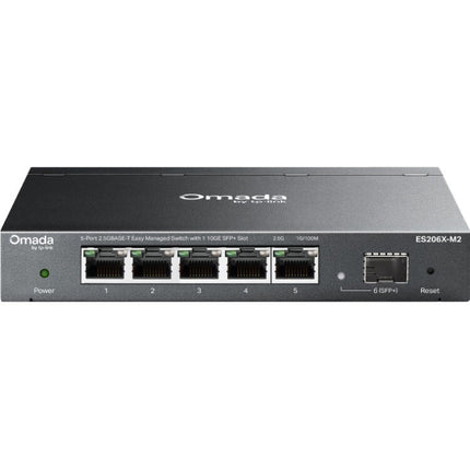 TP-Link Omada ES206X-M2 Switch de Red Gestionado 5 Puertos 2.5G 10G SFP+