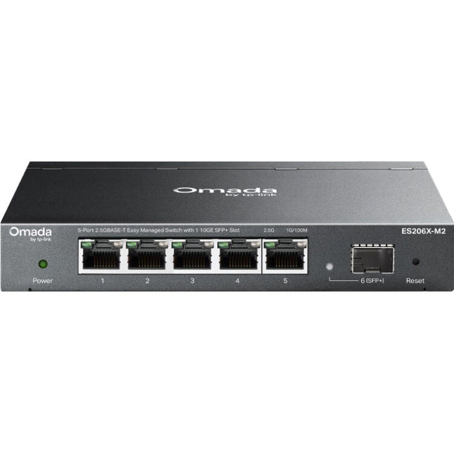 TP-Link Omada ES206X-M2 Switch de Red Gestionado 5 Puertos 2.5G 10G SFP+